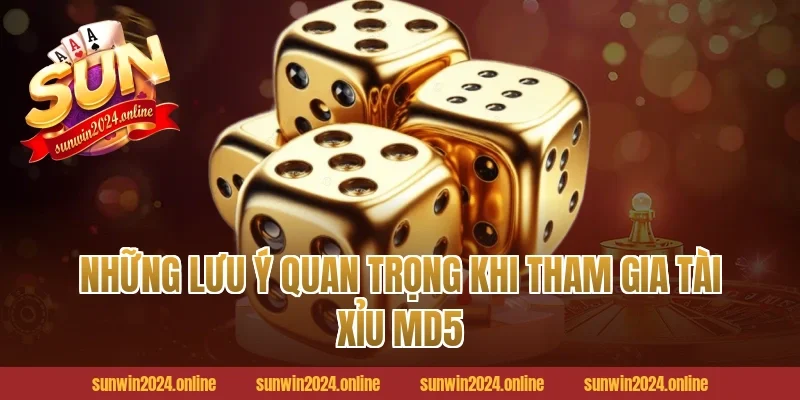 Những lưu ý quan trọng khi tham gia Tài xỉu MD5